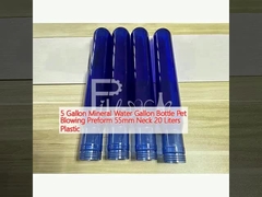 5 แกลลอน น้ําแร่ แกลลอน กระป๋องสัตว์เลี้ยงเป่า Preform 55 มิลลิเมตร คอ 20 ลิตร พลาสติก