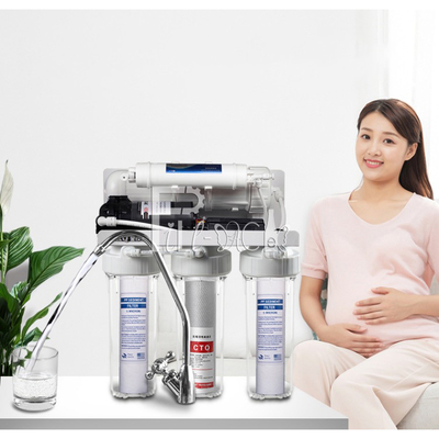 ใช้ในบ้านเครื่องกรองน้ำระบบ Reverse Osmosis 10/20 นิ้ว 5 ขั้นตอน Homestyle RO Machine ผู้ผลิต
