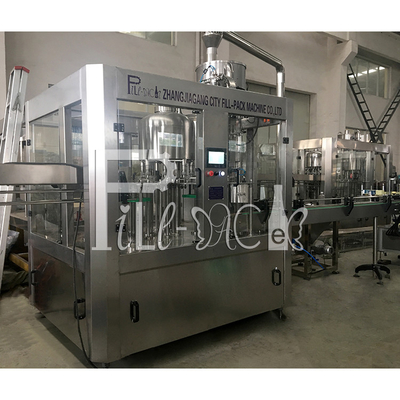 สายการผลิตน้ำแร่ขวด PET 3000BPH 500ml การล้างการบรรจุสูงสุด ผู้ผลิต