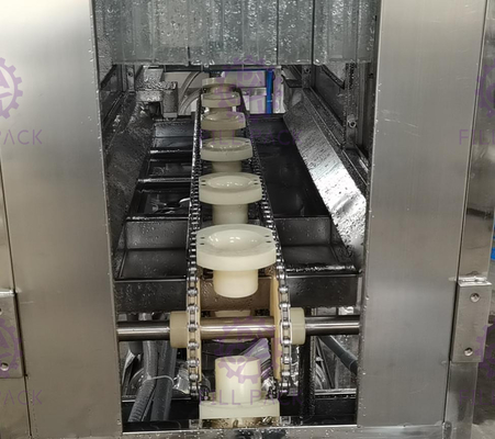 เครื่องเติมขวดเหล็กไร้สแตนเลส กาลอน สายเดียว PID Contorl ผู้ผลิต