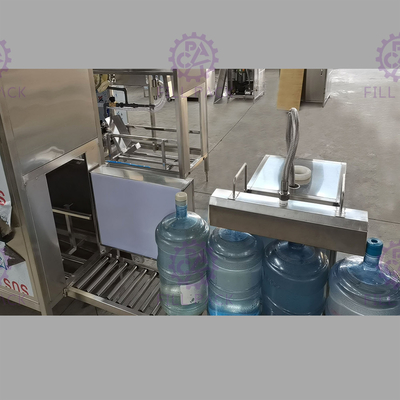 เครื่องเติมขวดเหล็กไร้สแตนเลส กาลอน สายเดียว PID Contorl ผู้ผลิต