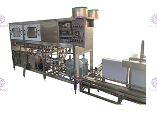 300bph 18.9l 5 แกลลอนเครื่องบรรจุน้ำ Automatic Plc Control ผู้ผลิต