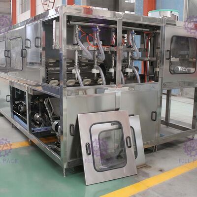 600BPH L Type Washer Filler Capper SUS304 โครงสร้างเหล็ก ผู้ผลิต