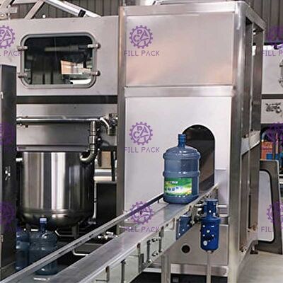 เครื่องบรรจุความดันปกติ 600BPH แกลลอน ผู้ผลิต