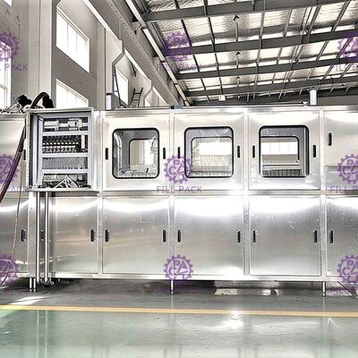 เครื่องบรรจุขวดน้ำแร่ SUS 304 1000BPH 20L ผู้ผลิต