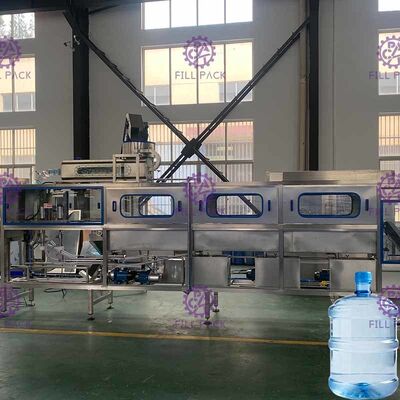 เครื่องบรรจุน้ำดื่ม 5 แกลลอนพร้อมสายพานลำเลียง Rollor ผู้ผลิต