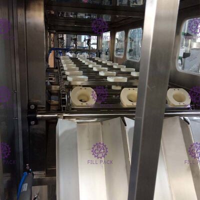 450bph เครื่องบรรจุอัตโนมัติ 9.75kw 5 แกลลอนพร้อม PLC Control ผู้ผลิต