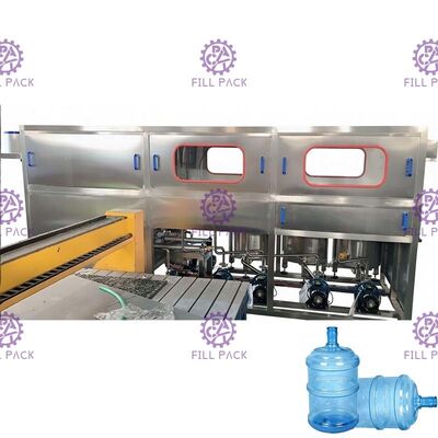 300bph อัตโนมัติ PLC การควบคุม 5 แกลลอนเครื่องเติมน้ําสําหรับน้ําดื่ม ผู้ผลิต