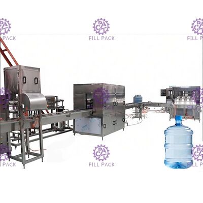 ประเภทเชิงเส้นภายนอก 0.55kw 5 แกลลอนเครื่องซักผ้าขวด ผู้ผลิต