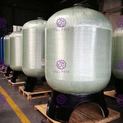 เครื่องบำบัดน้ำไฟเบอร์กลาสถังความดันกรองทราย FRP Tank ผู้ผลิต