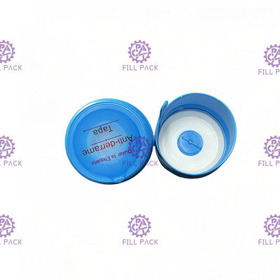 หนึ่งชิ้นถังน้ำบริสุทธิ์ 55 มม. Pe แกลลอนฝาขวดพร้อมป้ายที่กำหนดเอง ผู้ผลิต