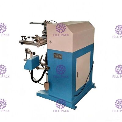 Semiauto โรตารี่ซิลค์สกรีนการพิมพ์ขวด Labeller การตรวจจับโฟโตอิเล็กทริกสำหรับขวด 20l ผู้ผลิต