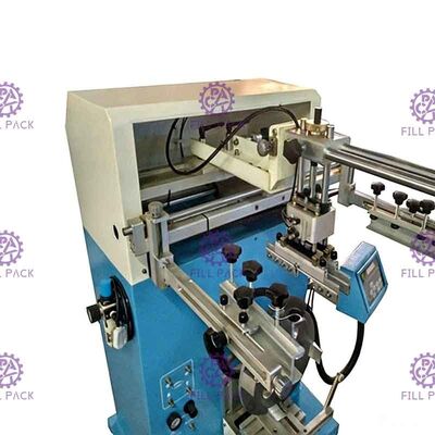 Semiauto โรตารี่ซิลค์สกรีนการพิมพ์ขวด Labeller การตรวจจับโฟโตอิเล็กทริกสำหรับขวด 20l ผู้ผลิต