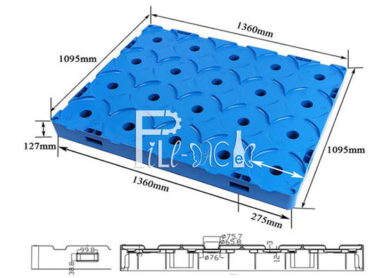 พาเลทขวด HDPE แกลลอนน้ำอุปโภคบริโภค ผู้ผลิต