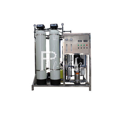 ตัวกรองพื้นฐานของ FRP 500LPH เครื่องบำบัดน้ำระบบ Reverse Osmosis ผู้ผลิต