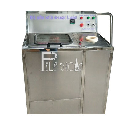 One Decapping Station SS304 5 Gallon Bottle Washer ผู้ผลิต