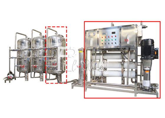 ขวดบรรจุ 5TPH เครื่องกรองน้ำระบบ Reverse Osmosis ผู้ผลิต