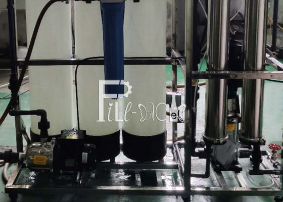 ตัวกรองพื้นฐานของ FRP 500LPH เครื่องบำบัดน้ำระบบ Reverse Osmosis ผู้ผลิต