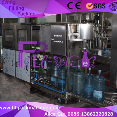 120bph PLC Sus304 อุปกรณ์บรรจุขวดน้ำ 5 แกลลอน ผู้ผลิต