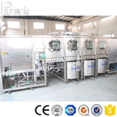 ถัง / บาร์เรล / แกลลอน 1500bph เครื่องบรรจุน้ำอัตโนมัติPLC ผู้ผลิต