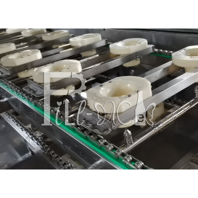 300BPH 18.9l 5 แกลลอนเครื่องบรรจุน้ำควบคุม PLC พร้อมหน้าจอสัมผัส ผู้ผลิต