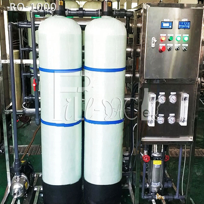 การบำบัดน้ำแร่บริสุทธิ์ 500-2000LPH ระบบอุปกรณ์ทำน้ำให้บริสุทธิ์ระบบ Reverse Osmosis ผู้ผลิต