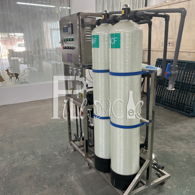การบำบัดน้ำแร่บริสุทธิ์ 500-2000LPH ระบบอุปกรณ์ทำน้ำให้บริสุทธิ์ระบบ Reverse Osmosis ผู้ผลิต