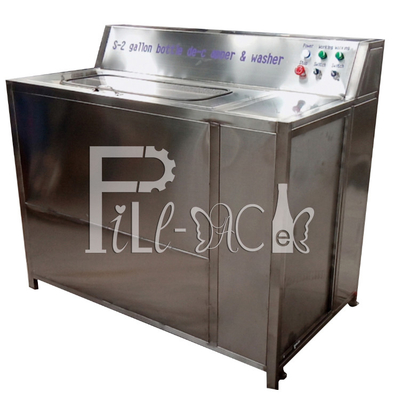 5 Gallon Barrel Semi Auto Decapper Brush Washer Machine พร้อมสถานีคู่ ผู้ผลิต