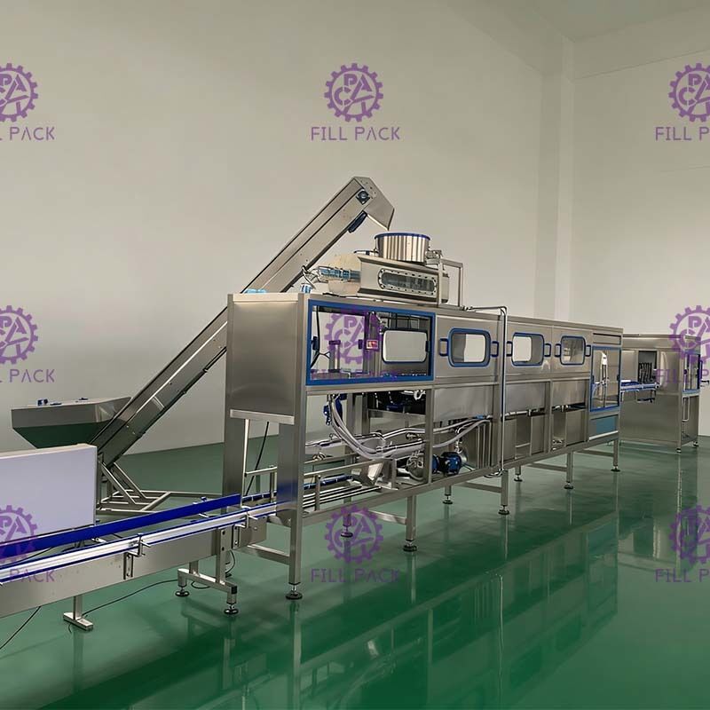 เครื่องบรรจุแกลลอนขนาด 270 × 490 มม. พร้อมฉลากหดอุโมงค์ ผู้ผลิต