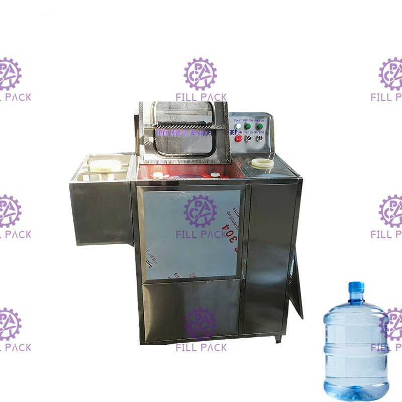 CE ISO BSC-1 220V เครื่องล้างขวด 5 แกลลอน พร้อมสถานีล้างน้ําภายใน ผู้ผลิต