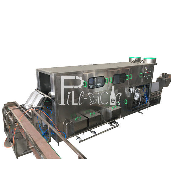 3400 * 1000 * 1750 SUS304 18.9L 300 BPH แกลลอนโรงน้ำ ผู้ผลิต