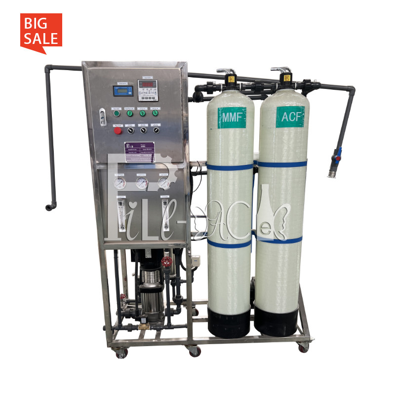 การบำบัดน้ำแร่บริสุทธิ์ 500-2000LPH ระบบอุปกรณ์ทำน้ำให้บริสุทธิ์ระบบ Reverse Osmosis ผู้ผลิต