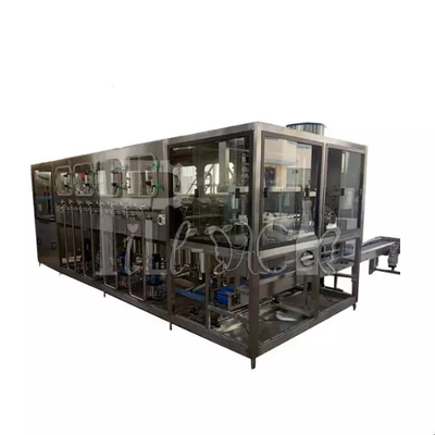 450BPH เครื่องบรรจุอัตโนมัติ 5 แกลลอน 18.9L อุปกรณ์บรรจุขวดน้ำ
