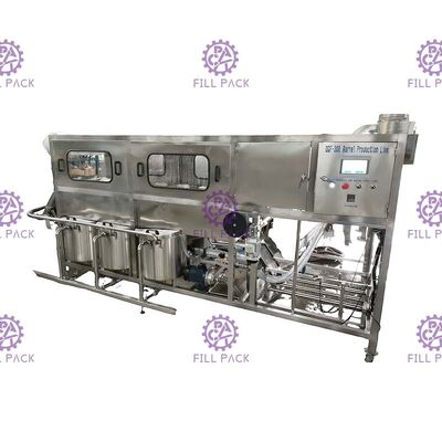 300BPH ขวดพลาสติกอัตโนมัติ 3 แกลลอน 18.9L บรรจุน้ำบรรจุขวดเครื่อง