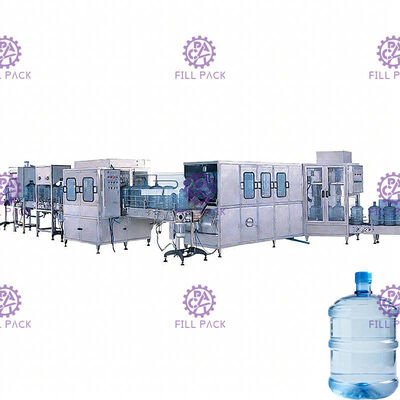 ไฟฟ้า 1500BPH แกลลอนเครื่องบรรจุพร้อมฝานักกีฬายก