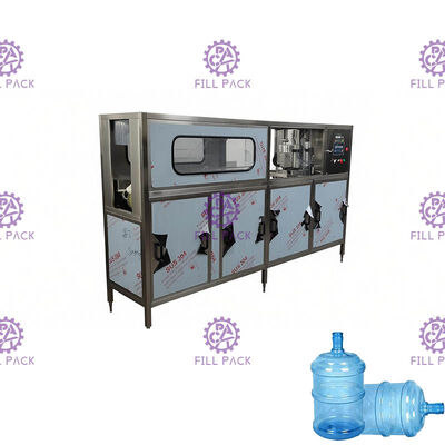 สมบูรณ์ 100 Bph Big Barrel 18.9l แกลลอนเครื่องบรรจุอัตโนมัติเต็มรูปแบบ