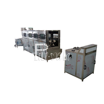 การเชื่อมต่อท่อ SUS 304 โรงงานผลิตน้ำ 300 BPH Gallon