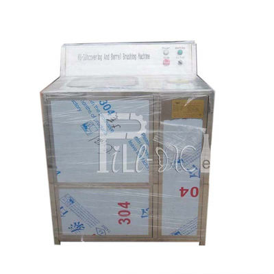 เครื่องล้างขวดนมกึ่งอัตโนมัติและแปรง 200BPH เครื่องซักผ้าขวดเล็กพร้อมหน้าต่างตรวจสอบ