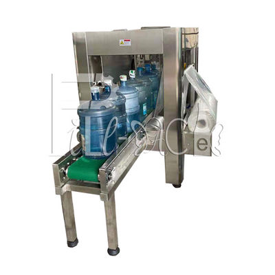 2.5kw อัตโนมัติ 5 แกลลอน 2200bph เครื่องบรรจุขวดน้ำ