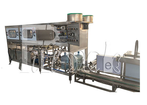 300bph 5 Gallon Drum PLC Barrel เครื่องบรรจุน้ำอัตโนมัติ