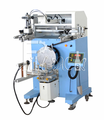 Semiauto โรตารี่ซิลค์สกรีนการพิมพ์ขวด Labeller การตรวจจับโฟโตอิเล็กทริกสำหรับขวด 20l